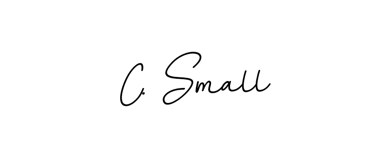 Create a beautiful signature design for name C. Small. With this signature (BallpointsItalic-DORy9) fonts, you can make a handwritten signature for free. C. Small signature style 11 images and pictures png