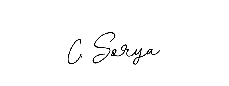 This is the best signature style for the C. Sorya name. Also you like these signature font (BallpointsItalic-DORy9). Mix name signature. C. Sorya signature style 11 images and pictures png