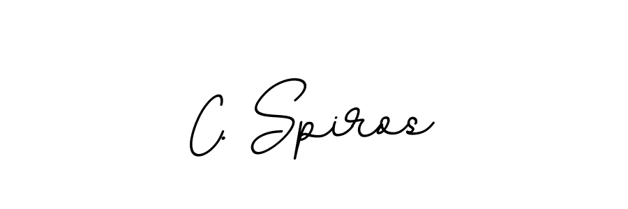 This is the best signature style for the C. Spiros name. Also you like these signature font (BallpointsItalic-DORy9). Mix name signature. C. Spiros signature style 11 images and pictures png