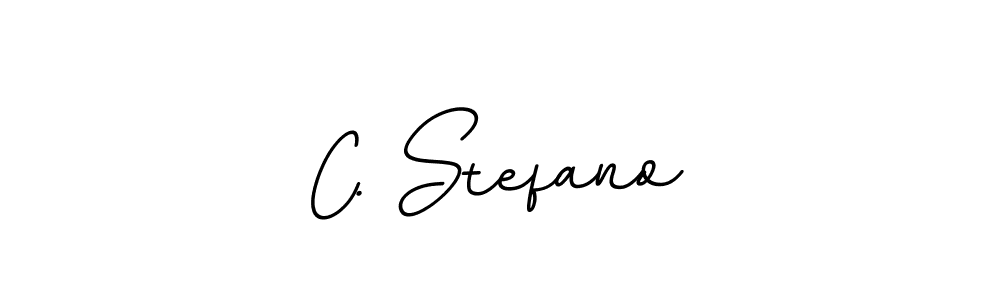 You should practise on your own different ways (BallpointsItalic-DORy9) to write your name (C. Stefano) in signature. don't let someone else do it for you. C. Stefano signature style 11 images and pictures png