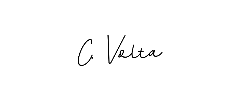 This is the best signature style for the C. Volta name. Also you like these signature font (BallpointsItalic-DORy9). Mix name signature. C. Volta signature style 11 images and pictures png