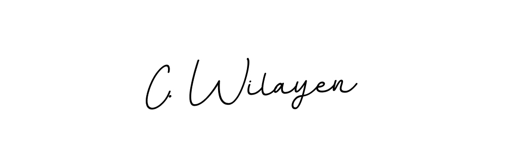 BallpointsItalic-DORy9 is a professional signature style that is perfect for those who want to add a touch of class to their signature. It is also a great choice for those who want to make their signature more unique. Get C. Wilayen name to fancy signature for free. C. Wilayen signature style 11 images and pictures png