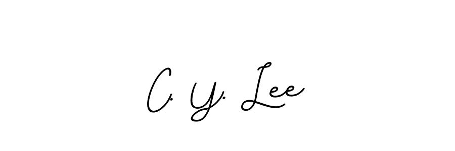 Create a beautiful signature design for name C. Y. Lee. With this signature (BallpointsItalic-DORy9) fonts, you can make a handwritten signature for free. C. Y. Lee signature style 11 images and pictures png