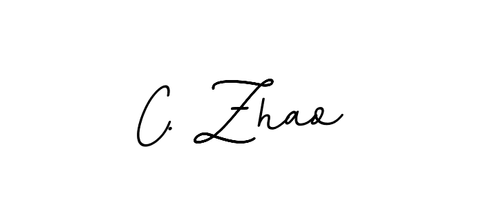 Create a beautiful signature design for name C. Zhao. With this signature (BallpointsItalic-DORy9) fonts, you can make a handwritten signature for free. C. Zhao signature style 11 images and pictures png