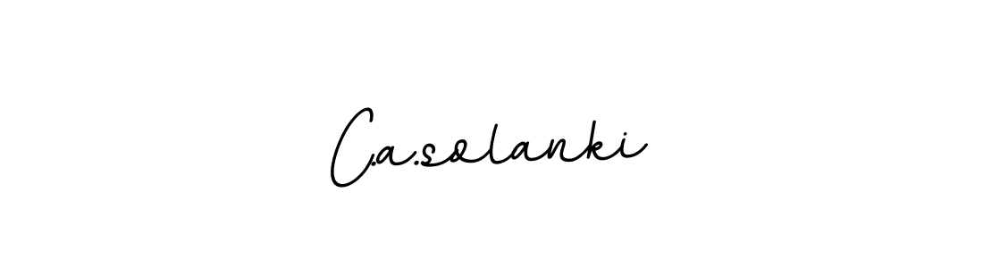 Create a beautiful signature design for name C.a.solanki. With this signature (BallpointsItalic-DORy9) fonts, you can make a handwritten signature for free. C.a.solanki signature style 11 images and pictures png