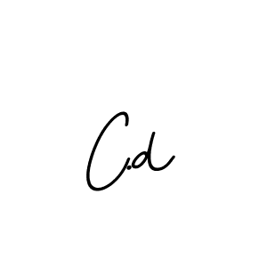 Similarly BallpointsItalic-DORy9 is the best handwritten signature design. Signature creator online .You can use it as an online autograph creator for name C.d. C.d signature style 11 images and pictures png