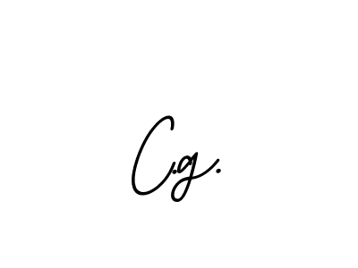 Create a beautiful signature design for name C.g.. With this signature (BallpointsItalic-DORy9) fonts, you can make a handwritten signature for free. C.g. signature style 11 images and pictures png