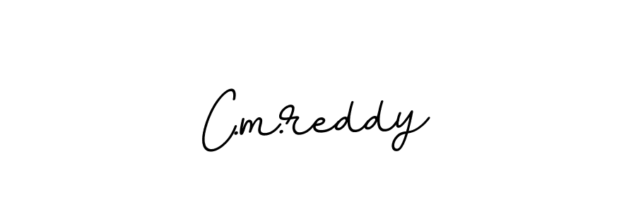 Design your own signature with our free online signature maker. With this signature software, you can create a handwritten (BallpointsItalic-DORy9) signature for name C.m.reddy. C.m.reddy signature style 11 images and pictures png