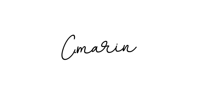 Design your own signature with our free online signature maker. With this signature software, you can create a handwritten (BallpointsItalic-DORy9) signature for name C.marin. C.marin signature style 11 images and pictures png