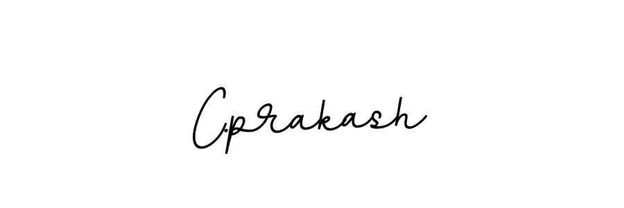 Create a beautiful signature design for name C.prakash. With this signature (BallpointsItalic-DORy9) fonts, you can make a handwritten signature for free. C.prakash signature style 11 images and pictures png