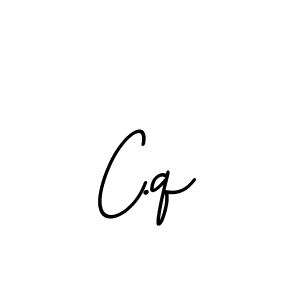 Make a beautiful signature design for name C.q. With this signature (BallpointsItalic-DORy9) style, you can create a handwritten signature for free. C.q signature style 11 images and pictures png