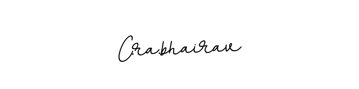 How to make C.ra.bhairav name signature. Use BallpointsItalic-DORy9 style for creating short signs online. This is the latest handwritten sign. C.ra.bhairav signature style 11 images and pictures png