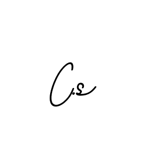 The best way (BallpointsItalic-DORy9) to make a short signature is to pick only two or three words in your name. The name C.s include a total of six letters. For converting this name. C.s signature style 11 images and pictures png