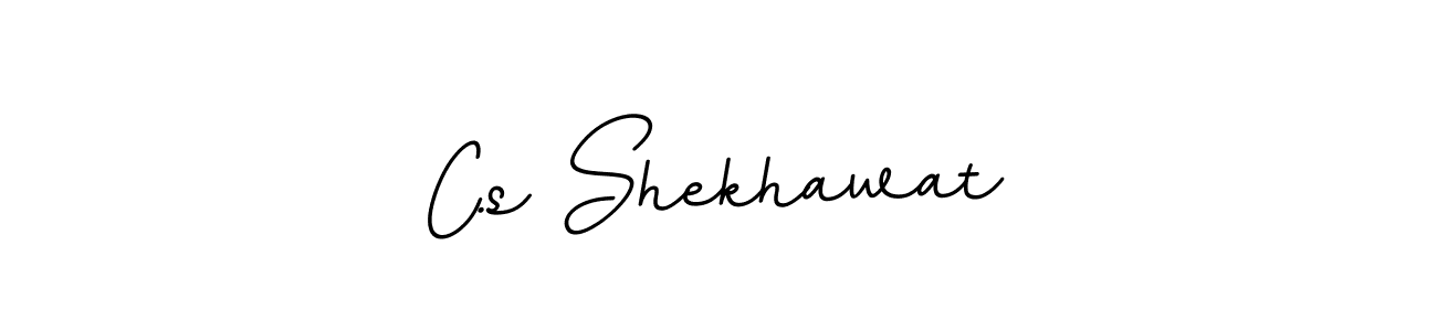 How to make C.s Shekhawat name signature. Use BallpointsItalic-DORy9 style for creating short signs online. This is the latest handwritten sign. C.s Shekhawat signature style 11 images and pictures png