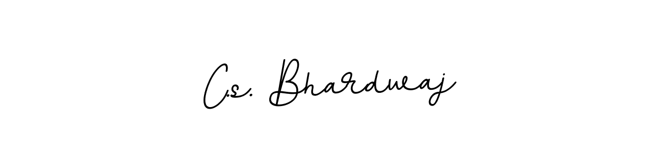 Create a beautiful signature design for name C.s. Bhardwaj. With this signature (BallpointsItalic-DORy9) fonts, you can make a handwritten signature for free. C.s. Bhardwaj signature style 11 images and pictures png