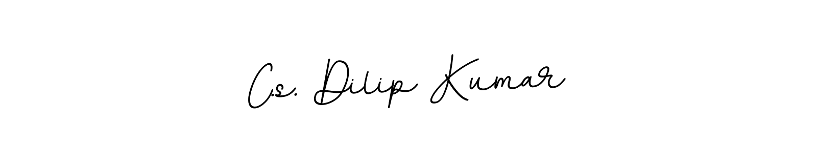 The best way (BallpointsItalic-DORy9) to make a short signature is to pick only two or three words in your name. The name C.s. Dilip Kumar include a total of six letters. For converting this name. C.s. Dilip Kumar signature style 11 images and pictures png