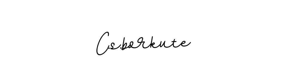 How to make C.s.borkute signature? BallpointsItalic-DORy9 is a professional autograph style. Create handwritten signature for C.s.borkute name. C.s.borkute signature style 11 images and pictures png