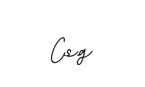 You should practise on your own different ways (BallpointsItalic-DORy9) to write your name (C.s.g) in signature. don't let someone else do it for you. C.s.g signature style 11 images and pictures png