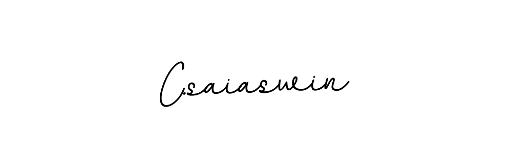 How to make C.saiaswin signature? BallpointsItalic-DORy9 is a professional autograph style. Create handwritten signature for C.saiaswin name. C.saiaswin signature style 11 images and pictures png