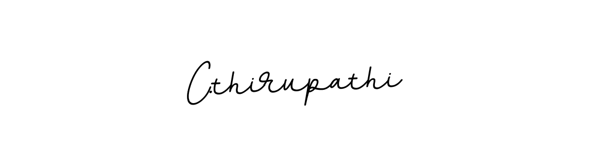 How to make C.thirupathi name signature. Use BallpointsItalic-DORy9 style for creating short signs online. This is the latest handwritten sign. C.thirupathi signature style 11 images and pictures png