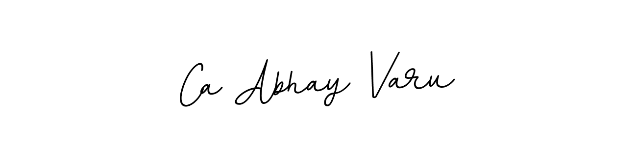 The best way (BallpointsItalic-DORy9) to make a short signature is to pick only two or three words in your name. The name Ca Abhay Varu include a total of six letters. For converting this name. Ca Abhay Varu signature style 11 images and pictures png