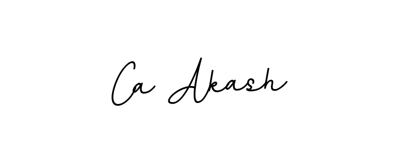 Design your own signature with our free online signature maker. With this signature software, you can create a handwritten (BallpointsItalic-DORy9) signature for name Ca Akash. Ca Akash signature style 11 images and pictures png