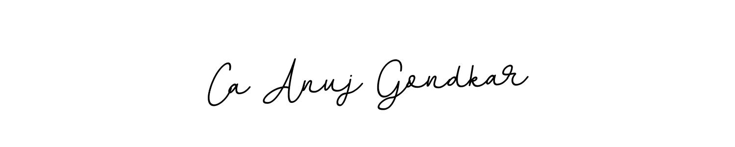 Similarly BallpointsItalic-DORy9 is the best handwritten signature design. Signature creator online .You can use it as an online autograph creator for name Ca Anuj Gondkar. Ca Anuj Gondkar signature style 11 images and pictures png