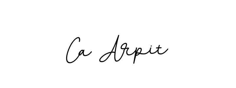 Design your own signature with our free online signature maker. With this signature software, you can create a handwritten (BallpointsItalic-DORy9) signature for name Ca Arpit. Ca Arpit signature style 11 images and pictures png