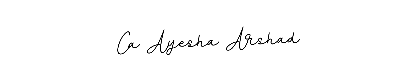 It looks lik you need a new signature style for name Ca Ayesha Arshad. Design unique handwritten (BallpointsItalic-DORy9) signature with our free signature maker in just a few clicks. Ca Ayesha Arshad signature style 11 images and pictures png