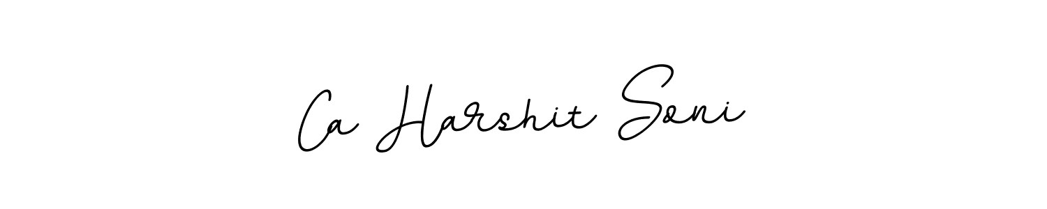 How to make Ca Harshit Soni signature? BallpointsItalic-DORy9 is a professional autograph style. Create handwritten signature for Ca Harshit Soni name. Ca Harshit Soni signature style 11 images and pictures png