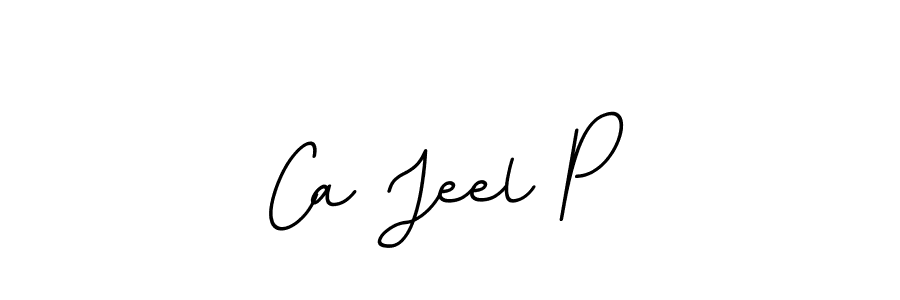 Design your own signature with our free online signature maker. With this signature software, you can create a handwritten (BallpointsItalic-DORy9) signature for name Ca Jeel P. Ca Jeel P signature style 11 images and pictures png