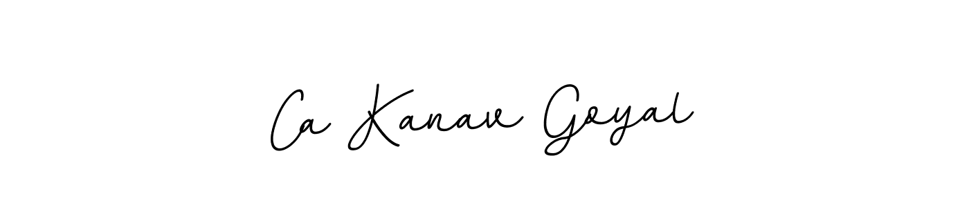 Design your own signature with our free online signature maker. With this signature software, you can create a handwritten (BallpointsItalic-DORy9) signature for name Ca Kanav Goyal. Ca Kanav Goyal signature style 11 images and pictures png