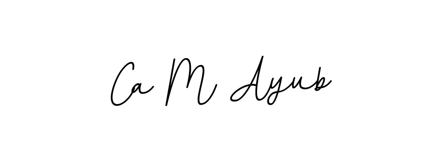 Make a short Ca M Ayub signature style. Manage your documents anywhere anytime using BallpointsItalic-DORy9. Create and add eSignatures, submit forms, share and send files easily. Ca M Ayub signature style 11 images and pictures png