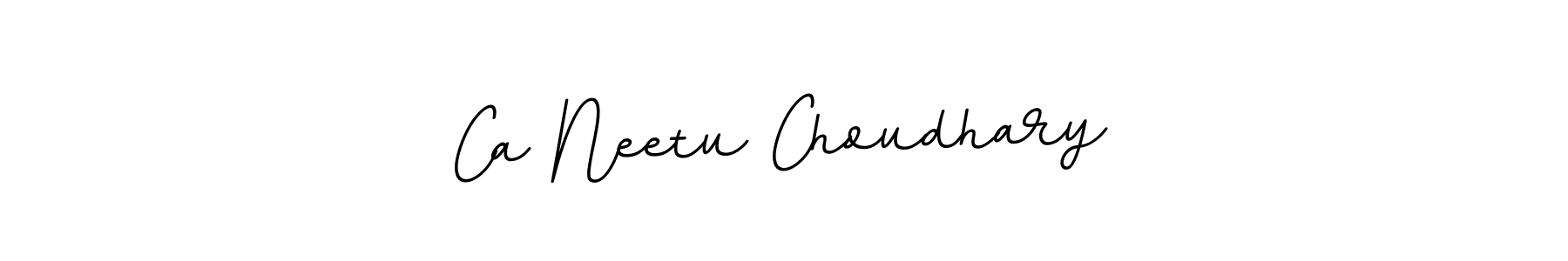 Use a signature maker to create a handwritten signature online. With this signature software, you can design (BallpointsItalic-DORy9) your own signature for name Ca Neetu Choudhary. Ca Neetu Choudhary signature style 11 images and pictures png