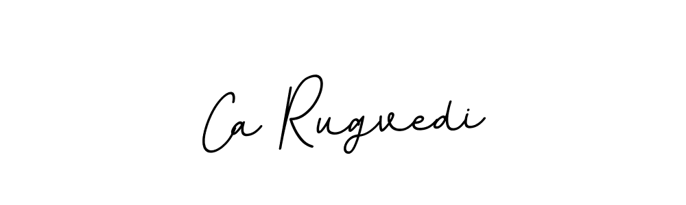 Design your own signature with our free online signature maker. With this signature software, you can create a handwritten (BallpointsItalic-DORy9) signature for name Ca Rugvedi. Ca Rugvedi signature style 11 images and pictures png