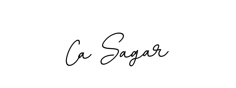 Similarly BallpointsItalic-DORy9 is the best handwritten signature design. Signature creator online .You can use it as an online autograph creator for name Ca Sagar. Ca Sagar signature style 11 images and pictures png