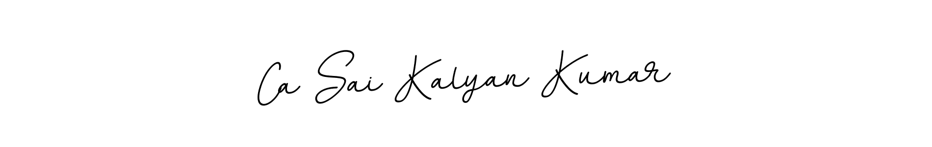 It looks lik you need a new signature style for name Ca Sai Kalyan Kumar. Design unique handwritten (BallpointsItalic-DORy9) signature with our free signature maker in just a few clicks. Ca Sai Kalyan Kumar signature style 11 images and pictures png