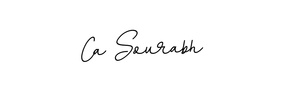 The best way (BallpointsItalic-DORy9) to make a short signature is to pick only two or three words in your name. The name Ca Sourabh include a total of six letters. For converting this name. Ca Sourabh signature style 11 images and pictures png