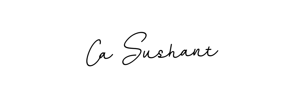 Create a beautiful signature design for name Ca Sushant. With this signature (BallpointsItalic-DORy9) fonts, you can make a handwritten signature for free. Ca Sushant signature style 11 images and pictures png