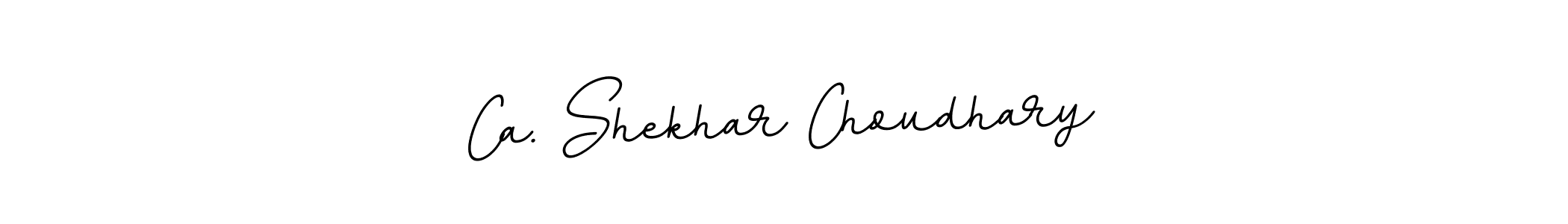 The best way (BallpointsItalic-DORy9) to make a short signature is to pick only two or three words in your name. The name Ca. Shekhar Choudhary include a total of six letters. For converting this name. Ca. Shekhar Choudhary signature style 11 images and pictures png