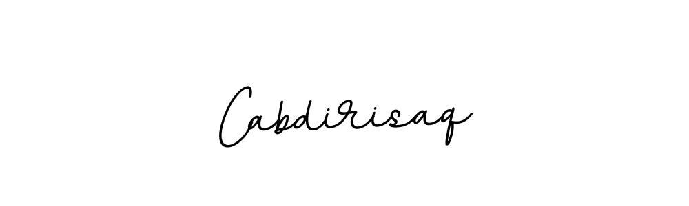 Design your own signature with our free online signature maker. With this signature software, you can create a handwritten (BallpointsItalic-DORy9) signature for name Cabdirisaq. Cabdirisaq signature style 11 images and pictures png