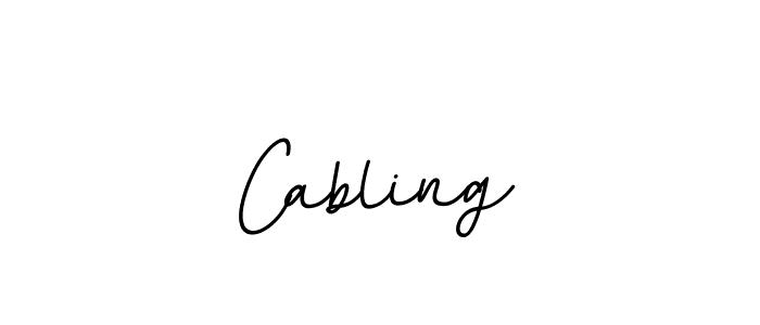 Cabling stylish signature style. Best Handwritten Sign (BallpointsItalic-DORy9) for my name. Handwritten Signature Collection Ideas for my name Cabling. Cabling signature style 11 images and pictures png