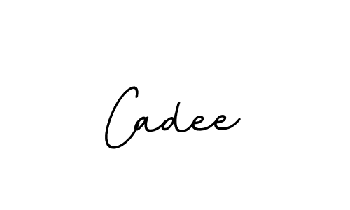 The best way (BallpointsItalic-DORy9) to make a short signature is to pick only two or three words in your name. The name Cadee include a total of six letters. For converting this name. Cadee signature style 11 images and pictures png