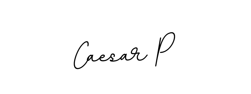 Use a signature maker to create a handwritten signature online. With this signature software, you can design (BallpointsItalic-DORy9) your own signature for name Caesar P. Caesar P signature style 11 images and pictures png