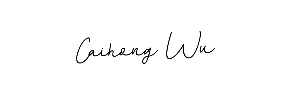 This is the best signature style for the Caihong Wu name. Also you like these signature font (BallpointsItalic-DORy9). Mix name signature. Caihong Wu signature style 11 images and pictures png