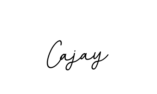 Design your own signature with our free online signature maker. With this signature software, you can create a handwritten (BallpointsItalic-DORy9) signature for name Cajay. Cajay signature style 11 images and pictures png