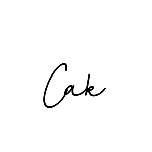 How to make Cak name signature. Use BallpointsItalic-DORy9 style for creating short signs online. This is the latest handwritten sign. Cak signature style 11 images and pictures png