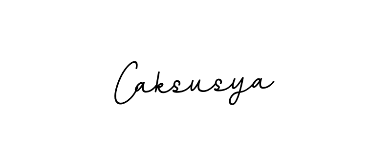 Use a signature maker to create a handwritten signature online. With this signature software, you can design (BallpointsItalic-DORy9) your own signature for name Caksusya. Caksusya signature style 11 images and pictures png