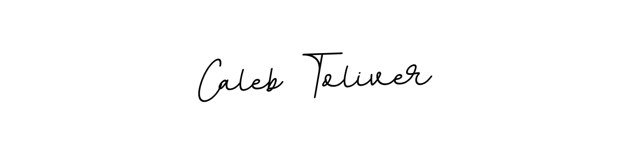 How to make Caleb Toliver name signature. Use BallpointsItalic-DORy9 style for creating short signs online. This is the latest handwritten sign. Caleb Toliver signature style 11 images and pictures png