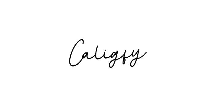 Design your own signature with our free online signature maker. With this signature software, you can create a handwritten (BallpointsItalic-DORy9) signature for name Caligfy. Caligfy signature style 11 images and pictures png